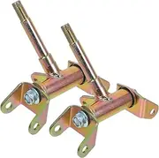 MUCKLILY 2pcs Steering Spindle Go Kart Front Steering Strut Spindle Replacement Part for ATV
