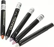 Beavorty Long-lasting Eyeshadow Stick 5pcs Set Glitter Smooth Tte Pen for Women Cosmetics