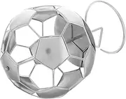 Toddmomy Metal Pen Holder Small Bucket Stylish Football Design Desktop Storage Bucket for Office Supplies
