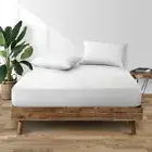 Luxury Bamboo Mattress Protector Waterproof Matress Bed Cover King Size 35cm