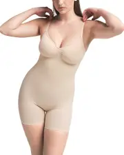 Skims Seamless Sculpt Mid Thigh Bodysuit