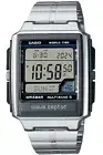 Casio Wave Ceptor Radio Clock Super Illuminator Type WV-59RD-1AJF Silver