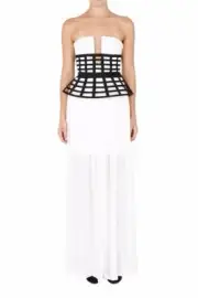 BNWT SASS & BIDE 'Strength To Strength' Strapless Maxi Dress - Size 10 - $750