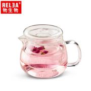 【RELEA 物生物】500ml小花耐熱玻璃泡茶壺