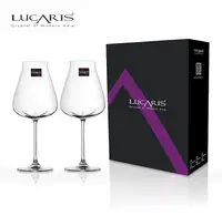 在飛比找PChome24h購物優惠-Lucaris 無鉛水晶可醒酒紅酒杯 700ml 2入禮盒組