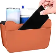 Auto Seat Storage Bag - Multifunctional Seat Back Storage Bag,Non-slip Auto Garbage Bin, Sunglasses Holder for Daily Use, Outdoor Commute