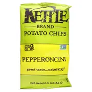 Kettle Foods, Potato Chips, Pepperoncini, 5 oz (141 g)