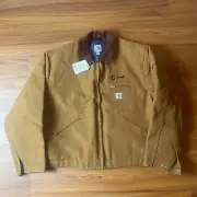 Vintage Carhartt Detroit Mens 2XL Tan Jacket New With Tags