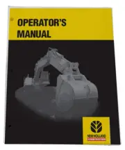 New Holland U80C Tractor Loader Backhoe Tier 4B Owners Operators Manual Book