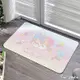 義大利Fancy Belle Sanrio 雙子星夢境 抗菌可水洗軟式珪藻土強效吸水地墊 60*39CM