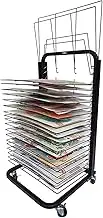 Drying Racks Can Be Folded Up and Down Art Drying Racks, Oil Paintings, Watercolors and Cultural and Art Paper Works Display Racks (Color : H79CM, Size : 20 Floors)