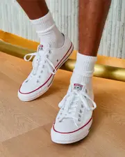 [Converse] Converse Men's Chuck Taylor All Star Lo-Cut Shoes in White Size 8 8 White