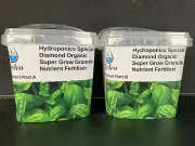 Hydroponic Premium Nutrient Powder Fertiliser - Leafy Greens & Herbs A & B KIT