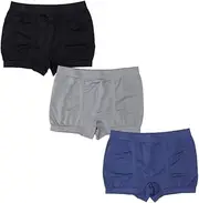 GARAU(ガロー) GALLOW 130-170 Boys Dry Boxer Briefs, Front Closure, 3-Pack