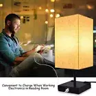 3-Color Touch Control Table Lamp, Comzler Dimmable Bedside Lamp with 2 USB Ports