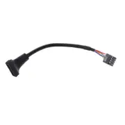 1PC USB3.0 to USB2.0 Adapter Cable 20Pin Female to 9Pin Male Motherboard Cord