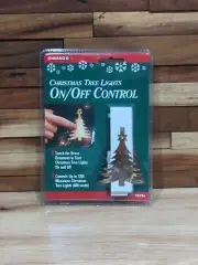 Carlon Christmas Tree Lights Brass ON/OFF Touch Control Switch Ornament New
