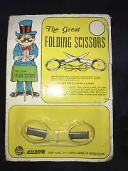 Vintage 1984 The Great Folding Scissors Justen Products