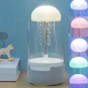 Colorful Floating Jellyfish Table Lamp Bluetooth Speaker w/Color Changing LED