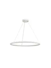 Lucci Connect Beam 800mm LED RGB Smart Pendant with Day Night Sleep in White