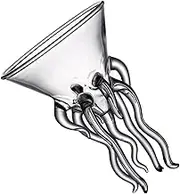 2pcs Exquisite Octopus Shape Cocktail Glass Housewarming Present Decorative Party Goblet