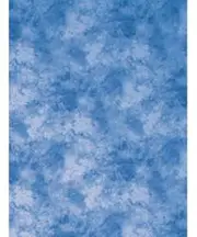 ProMaster Backdrop Cotton 10'x12' Cloud Dyed - Medium Blue