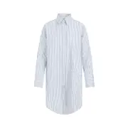 [Victoria Beckham] Victoria Beckham-Yellow Chamomile Organic Cotton Wrap Front Blouse-Donna 6 UK