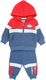 [LEE COOPER] Baby Jogging Bottoms with Hood Comfort and Warmth Ideal for Active and Relaxing Moments of Baby Blue 18 Months, blue, 18 Monate