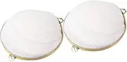 Healeved Modern Shell Jewelry Box 2pcs Storage Organiser Trinket Holder for Ring Necklace Earring Decorative Bowl Home Office Decor