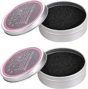 LERTREE 2Pcs/Set Makeup Brushes Cleaner Sponge Dry Brushes Cleaner Eye Shadow or Blush Color Removal Sponge Tool
