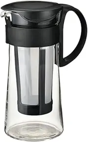 HARIO MCPN-7-B Cold Brew Coffee Pot, Mini, Black, 20.3 fl oz (600 ml)