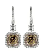 Diana M. Fine Jewelry 18K 4.9 ct. tw. Diamond Earrings