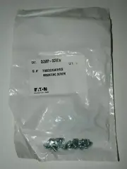 New Eaton QC6BP-SCREW CB Accy Mounting Screws bag, lot qty. of 12, 70032AWH5S