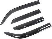 Window Visor Fit for Ford Fit for Focus MK1 MK2 MK3 2000-2018 Side Window Wind Deflectors Visors Black Rain Guard Door Shades Dark Ventvisor (Color : Fit for MK1 00-07 Sedan)