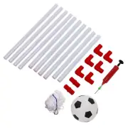 (120cm)Convenient Storage Children Goal Post Net Easy To Install With Ball MU