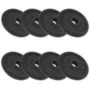 Weight Plates 8 pcs 8x2.5 kg Cast Iron vidaXL