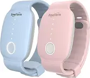 EmeTerm Fashion FDA-Cleared Relieve Nausea Electrode Stimulator Morning Sickness Motion Travel Sickness Vomit Relief Rechargeable No Gel Drug Free Wrist Bands Without Side Effects (2 Pack)