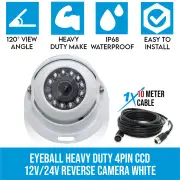 Elinz 4 PIN Heavy Duty CCD Reversing Camera IR Night Vision 12V 24V Caravan Cars Trucks