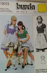 Burda 29013 Ladies Octoberfest Dress Costume German Sewing pattern 38-42