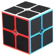 Carbon Fiber 2x2x2 Puzzle Cube Smooth Compact Speed Cube Christmas Gift