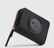 MIMCO Serenity Medium Neoprene Pouch Wallet Clutch Purse Black • RRP $99