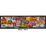 Oil Companies Bar Runner Mat 88x25cm