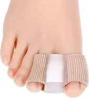 Hpmjz 2 PCS Bunion Toe Separators Gel Toe Bunion Corrector Breathable Silicone Toe Spacers Hammer Toe Straightener Toe Spreaders with 2 Toe Loops Toe Protector for Women and Men