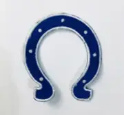 INDIANAPOLIS COLTS IRON ON SEW ON PATCH EMBROIDERY EST. 3.5"