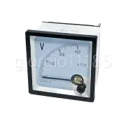 AC 0~450V Square Analog Volt Pointer Needle Panel Meter Voltmeter XT-72
