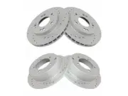 Front and Rear Brake Rotor Set For 1995-2005 Chrysler Sebring 2.4L 4 Cyl BP128ND (for: Chrysler)
