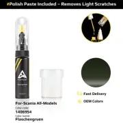 Touch Up Paint For Scania All Models 1406954 Flaschengruen With Polish Paste