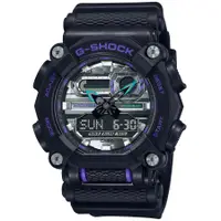 在飛比找蝦皮商城優惠-CASIO 卡西歐 G-SHOCK 金屬光 手錶 GA-90