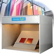 Color Assessment Box, LED Light Box Color Matching Cabinet with 6 Light Sources, Lab Color Matching Light Box Professional LED Light Box for Textile Printing and Dyeing Materials