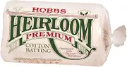 Hobbs HL81 Heirloom Full Size 80% Cotton Batting Pack of 1 81in x 96in, White